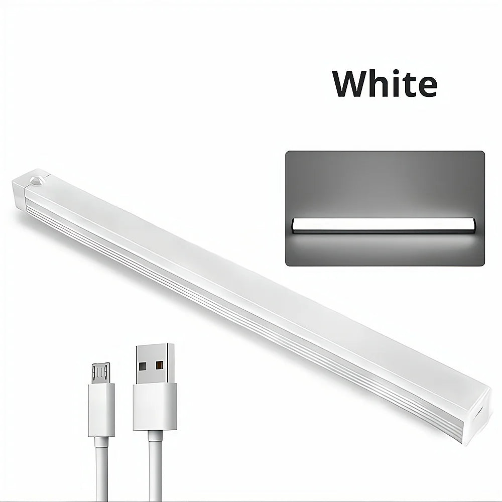 LED Motion Sensor Light Wireless LED Night Light Type C Rechargeable Light Cabinet Wardrobe Lamp Staircase Backlight For Kitchen