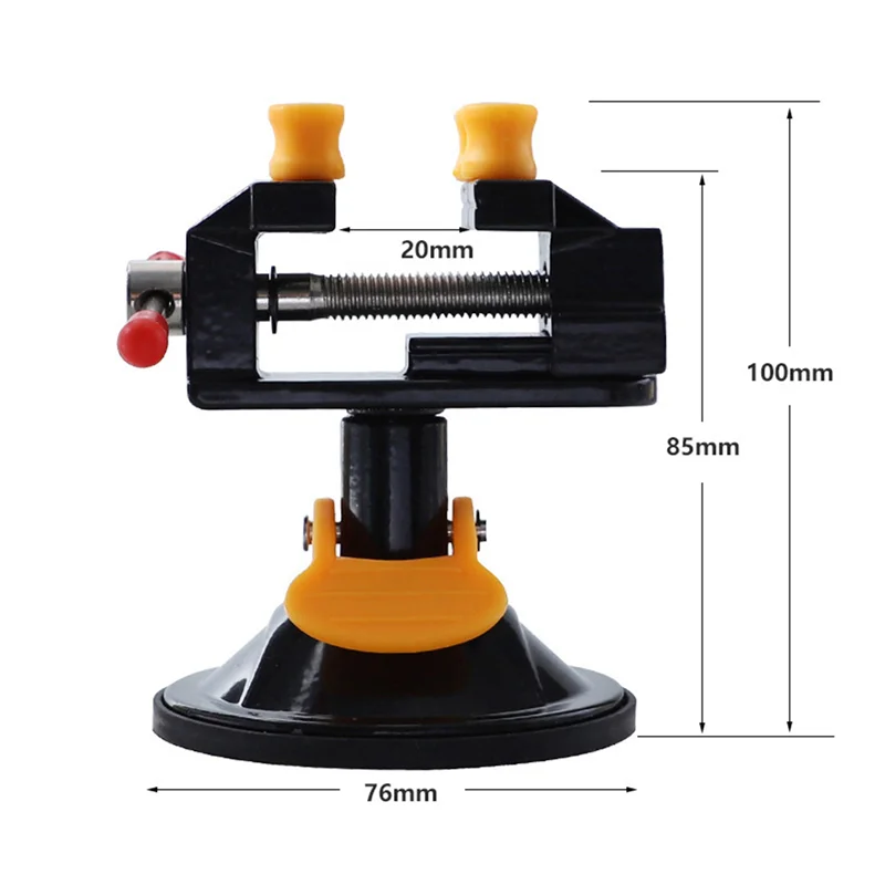 ETRT 2X Portable Mini Table Vise Clamp For Small Work Hobby Jewelry Diy Craft Repair Tool Work Table Bench Vise Tool Vice