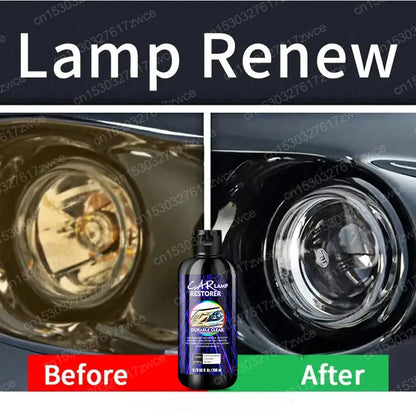 Car Headlight Restoration Polishing Kits Headlamp Scratch Remover Repair Cleaning Paste Remove Oxidation Headlight Polish Liquid