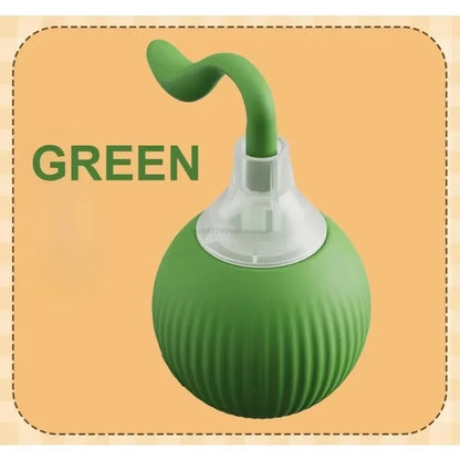 Interactive Dog Toys Rechargeable Pet Interactive Toys Electric Cats Ball Automatic Rolling Fake Tail Ball Dog Cats Toy