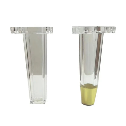 1Pcs 8-20cm Acrylic Furniture Legs Transparent Replacement Sofa Feet Hardware Accessories for Coffee Table Dresser Cabinet Feet