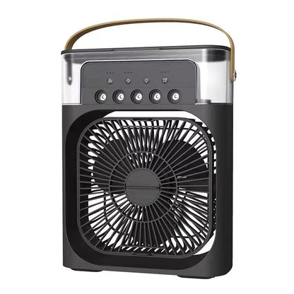 New 3 In 1 Fan AIr Conditioner Household Mini Air Cooler LED Night Light Portable Humidifier Air Adjustment Fan Office Home Fan