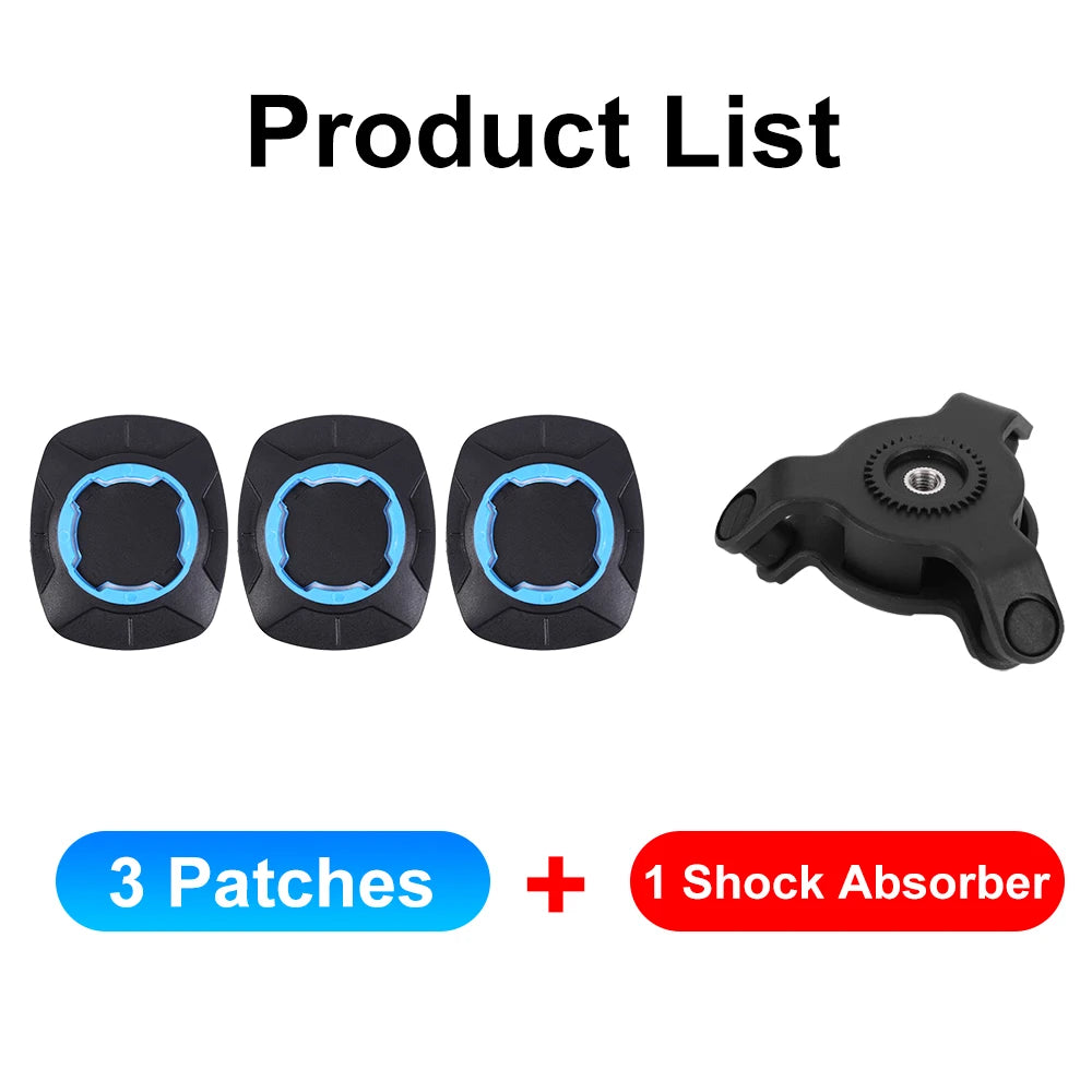 Motorcycle Bike Phone Holder QUAD LOCK Shock Absorber Phone Bracket Vibration Damper Self Lock Anti-shake MTB Handlebar Holder