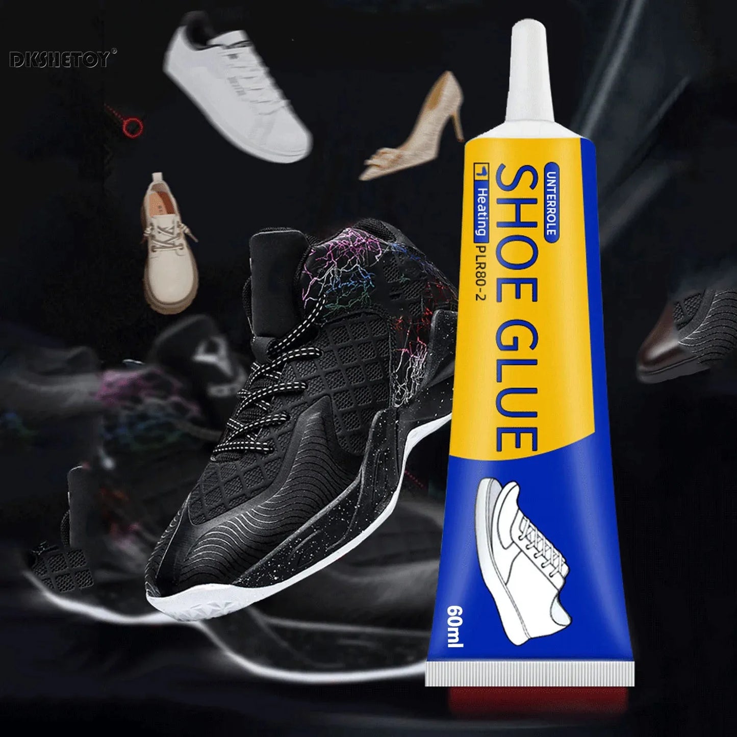 60ml Super Strong Shoe Glues DIY Repairing Adhesive Universal Waterproof Shoe Sealers for Sneakers Boot Leather Fast Repair Glue