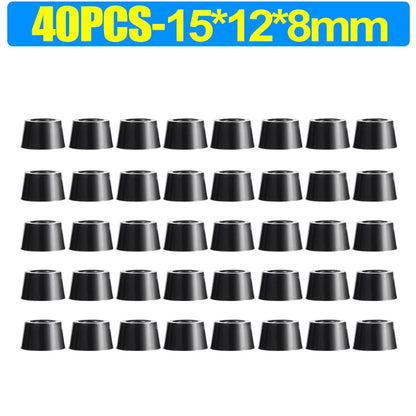 8/80Pcs Rubber Pads Floor Protectors Non-slip Cutting Board Furniture Bumper Gasket Table Chair Leg Cover Furniture Hardware Mat