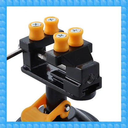 ETRT 2X Portable Mini Table Vise Clamp For Small Work Hobby Jewelry Diy Craft Repair Tool Work Table Bench Vise Tool Vice