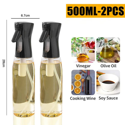 Spray Oil Sprayer Dispenser Bottle Kitchen Oils Spray Camping Beach Dispenser Olive Oil Oil Jar Baking Vinegar Soy Sauce Spray