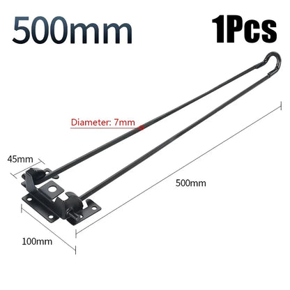 1/4Pcs 200/320/420/500mm Foldable Table Legs Metal DIY Support Furniture Legs Folding Table Replacement Legs