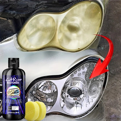 Car Headlight Restoration Polishing Kits Headlamp Scratch Remover Repair Cleaning Paste Remove Oxidation Headlight Polish Liquid