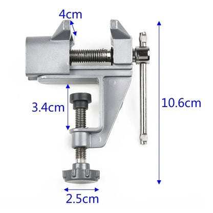 Aluminum Table Vise Mini Jewelers Hobby Clamp On Table Worktable  Vice DIY Craft Repair Tool Multifunctional home parts