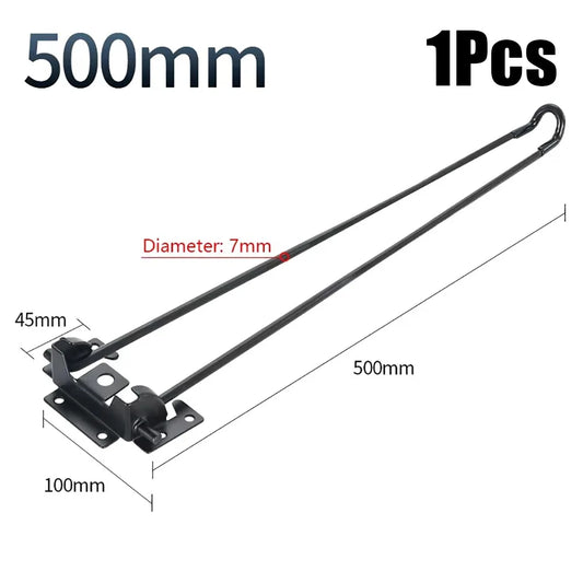 1/4Pcs 200/320/420/500mm Foldable Table Legs Metal DIY Support Furniture Legs Folding Table Replacement Legs