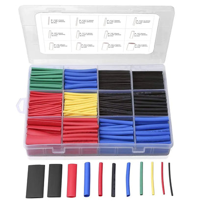 Heat Shrink Tubing Kit - 580/560Pcs EVA Material 6 Colors 11 Sizes for Electrical Insulation, Repairs & Wire Connectors