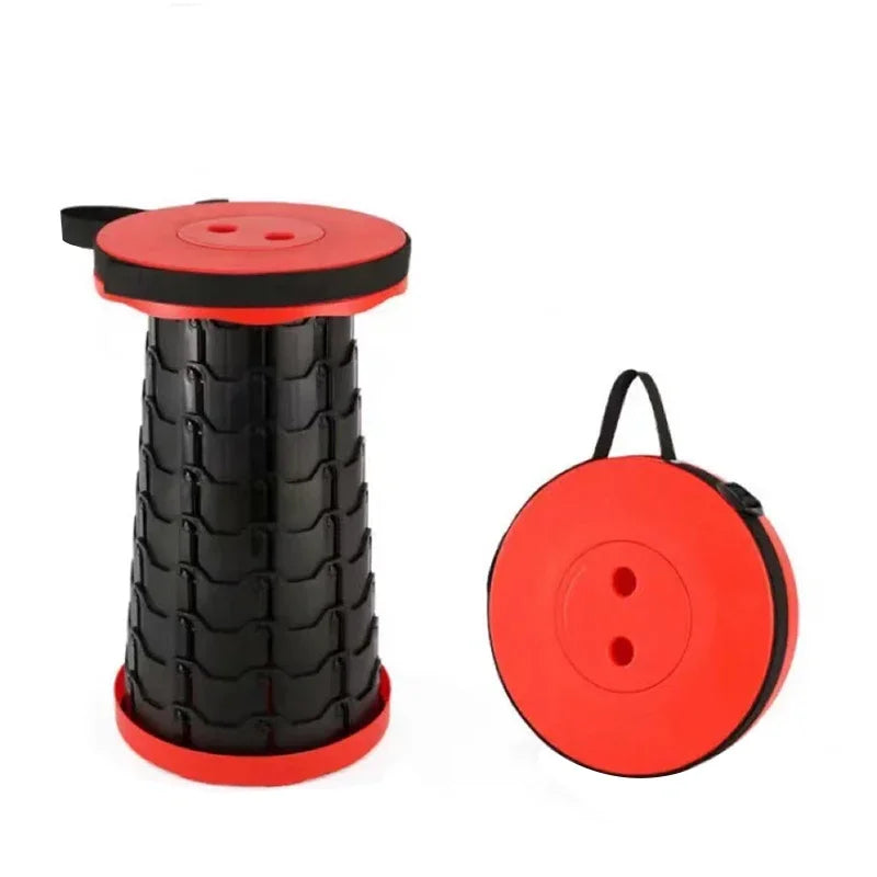 Portable round Folding Chair Accordion Chair Height Adjustment Simple Tool Elephant Swing Playground Queue Chair