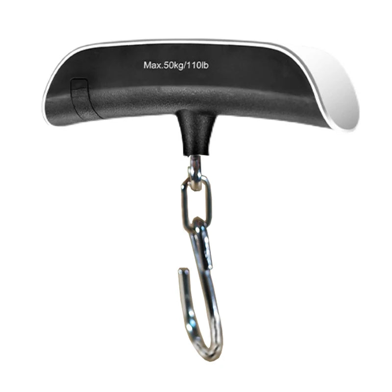 50kg Portable Hanging Scale Electronic Hand Luggage Scale Digital Display Suitcase 110lb Travel Baggage Bag Weighing Tools