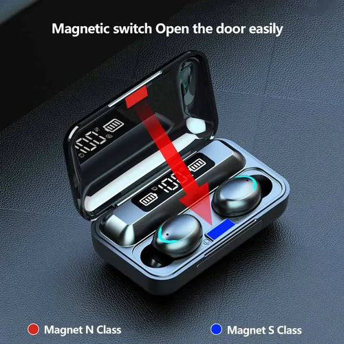 Bluetooth TWS F9-5C Wireless Earphone Sports Waterproof Earbuds 2200mAh Charging Box Headphones Headset For Smartphones