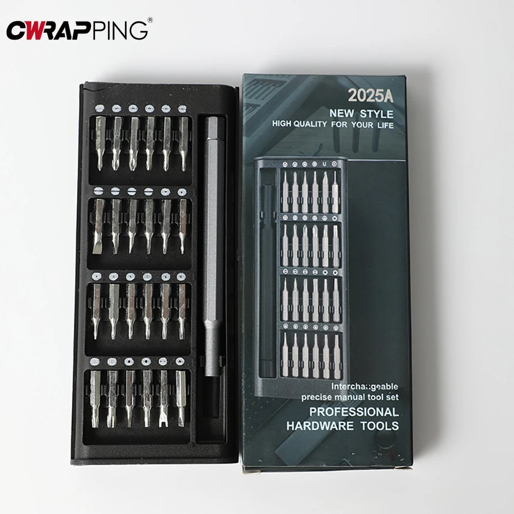 25 in 1 Precision Screwdriver Set Mobile Phone Clock Computer Multifunction Maintenance Disassembly Tool Set Screwdriver 24pcs