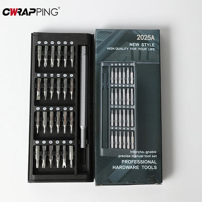 25 in 1 Precision Screwdriver Set Mobile Phone Clock Computer Multifunction Maintenance Disassembly Tool Set Screwdriver 24pcs