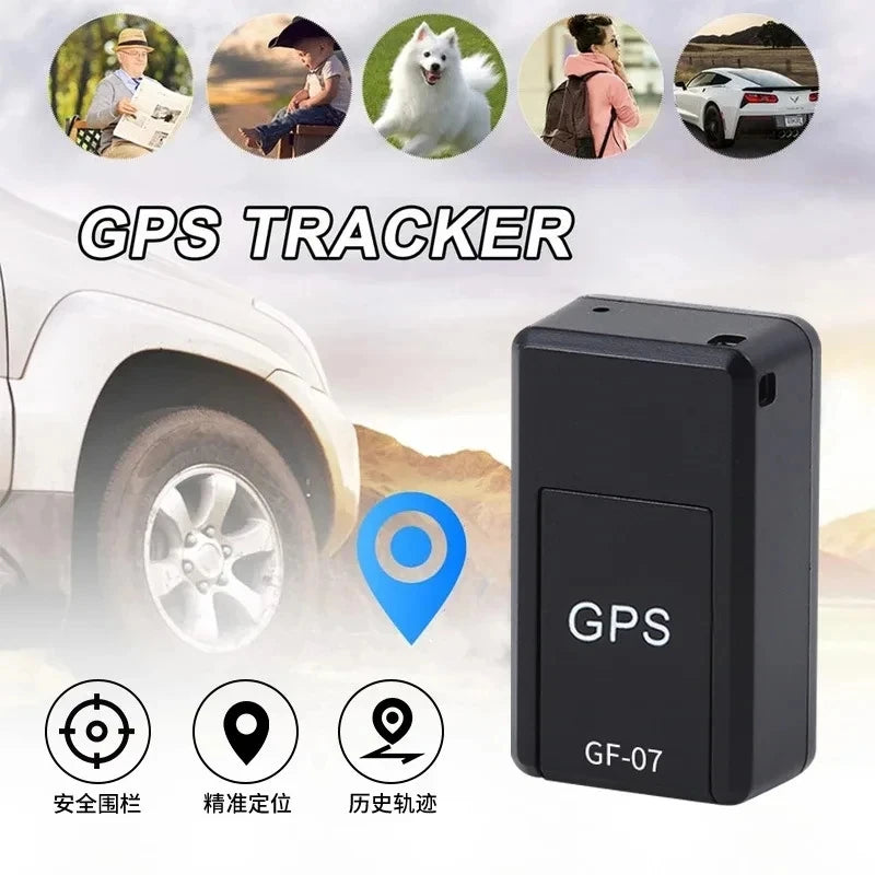 Car GPS Tracker GF07 Magnetic Vehicle GPS Locator Anti-lost Anti-theft Alarm GPS Tracking Device Mini GPS Locator Position APP