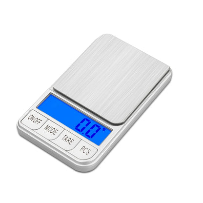 0.01g/0.1 Mini Pocket Digital Jewelry Scale 500gx0.01g 2kg Precise Electronic Gold Gram Counting Weight Balance Scales Backlight
