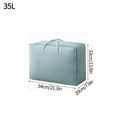 Large Capacity Clothes Storage Bag Waterproof Cabinet Wardrobe Organizer Quilt Pillow Blanket Organizer Dustproof Bedding Storag