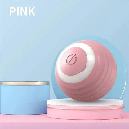 Interactive Dog Toys Rechargeable Pet Interactive Toys Electric Cats Ball Automatic Rolling Fake Tail Ball Dog Cats Toy