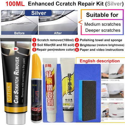 Car Scratch Remover Paint Care Auto Remover Scratches Repair Polishing Auto Body Grinding Compound Anti Scratch Wax Care Set R1