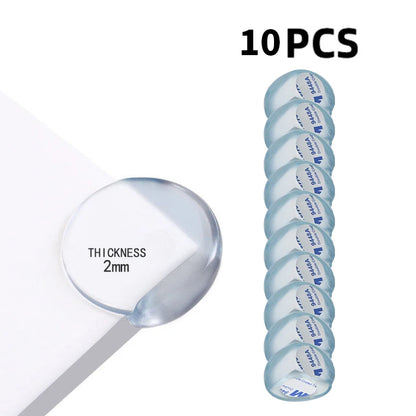 4/8/10/12Pcs Baby Safety Silicone Protector Table Corner Edge Protection Cover Transparent Anti Collision Soft Guard Home Tool