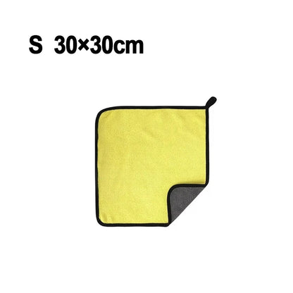 Car Wash Towel Microfiber High Water Absorption Cleaning Towels Thickened Soft Car Washing Drying Cloth Car Care Cloth Detailing