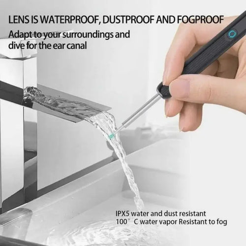 Intelligent Visual Ear Digger Children and Adults Ear Picking Stick with Light Waterproof and Washable USB Charging Convenient