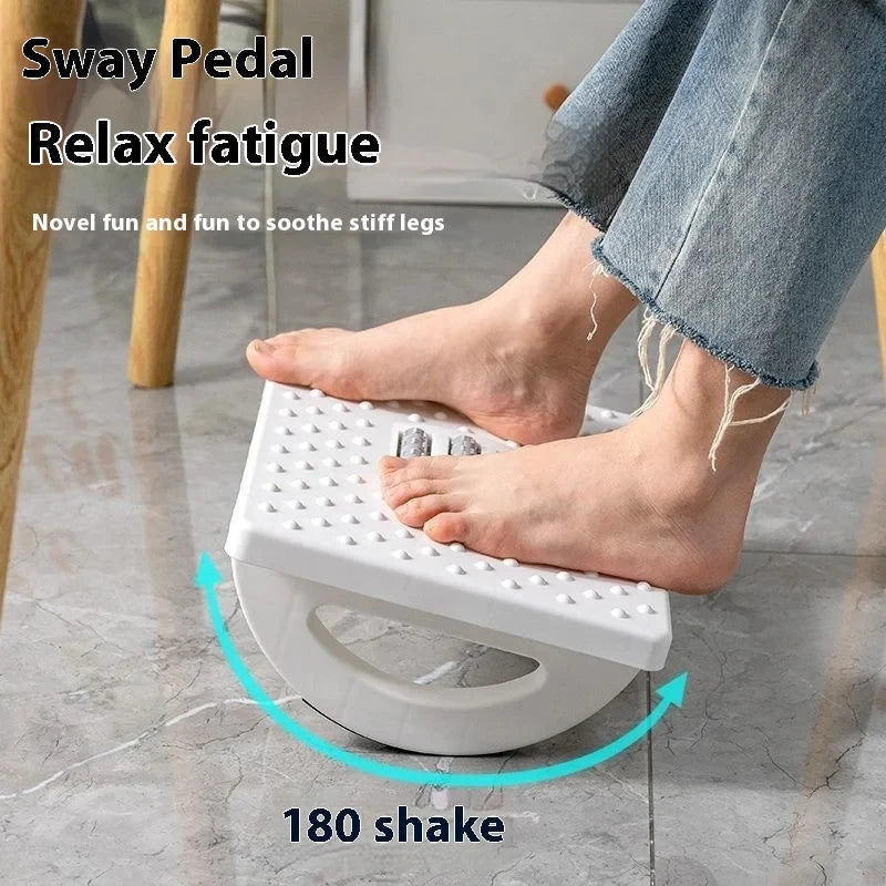 Portability Foot Rest Under Desk Footrest Ergonomic Foot Stool With Massage Rollers Foot Rest For Home Office