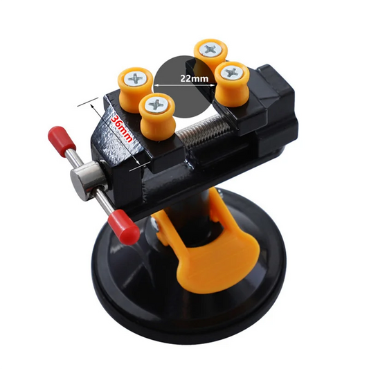 ETRT 2X Portable Mini Table Vise Clamp For Small Work Hobby Jewelry Diy Craft Repair Tool Work Table Bench Vise Tool Vice