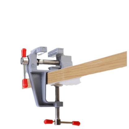Mini Bench Vise Muliti-Funcational 3.5&quot Aluminum Miniature Small Jewelers Hobby Clamp On Table Flat Pliers Tool Vice