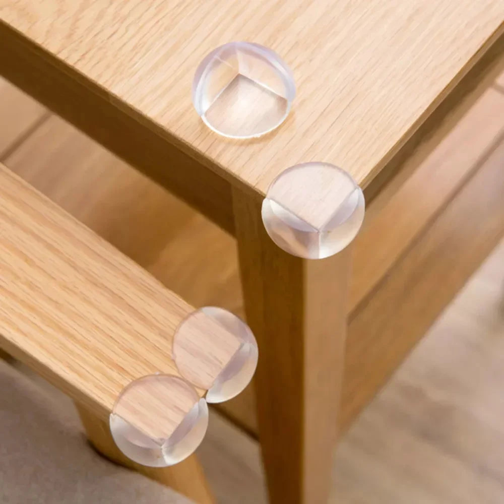 4/8/10/12Pcs Baby Safety Silicone Protector Table Corner Edge Protection Cover Transparent Anti Collision Soft Guard Home Tool