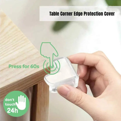 4/8/10/12Pcs Baby Safety Silicone Protector Table Corner Edge Protection Cover Transparent Anti Collision Soft Guard Home Tool