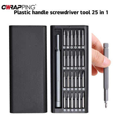 25 in 1 Precision Screwdriver Set Mobile Phone Clock Computer Multifunction Maintenance Disassembly Tool Set Screwdriver 24pcs