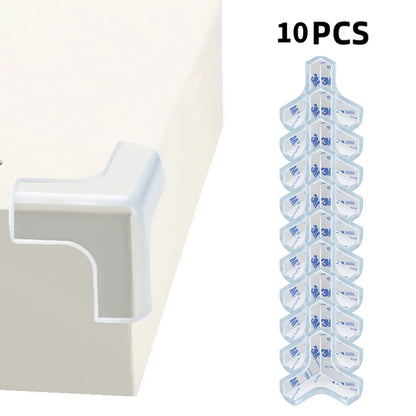 4/8/10/12Pcs Baby Safety Silicone Protector Table Corner Edge Protection Cover Transparent Anti Collision Soft Guard Home Tool