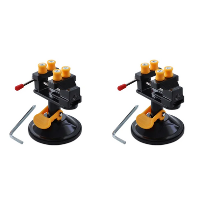 ETRT 2X Portable Mini Table Vise Clamp For Small Work Hobby Jewelry Diy Craft Repair Tool Work Table Bench Vise Tool Vice