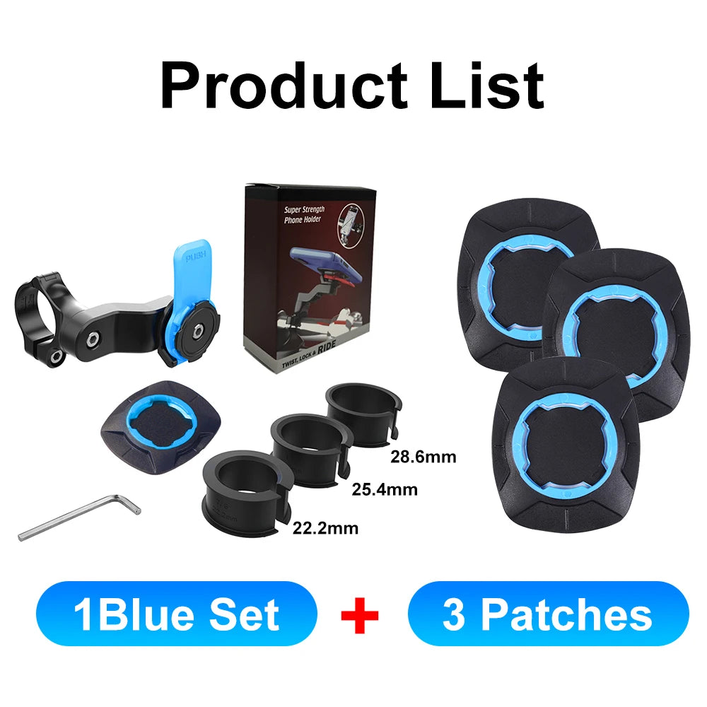 Motorcycle Bike Phone Holder QUAD LOCK Shock Absorber Phone Bracket Vibration Damper Self Lock Anti-shake MTB Handlebar Holder
