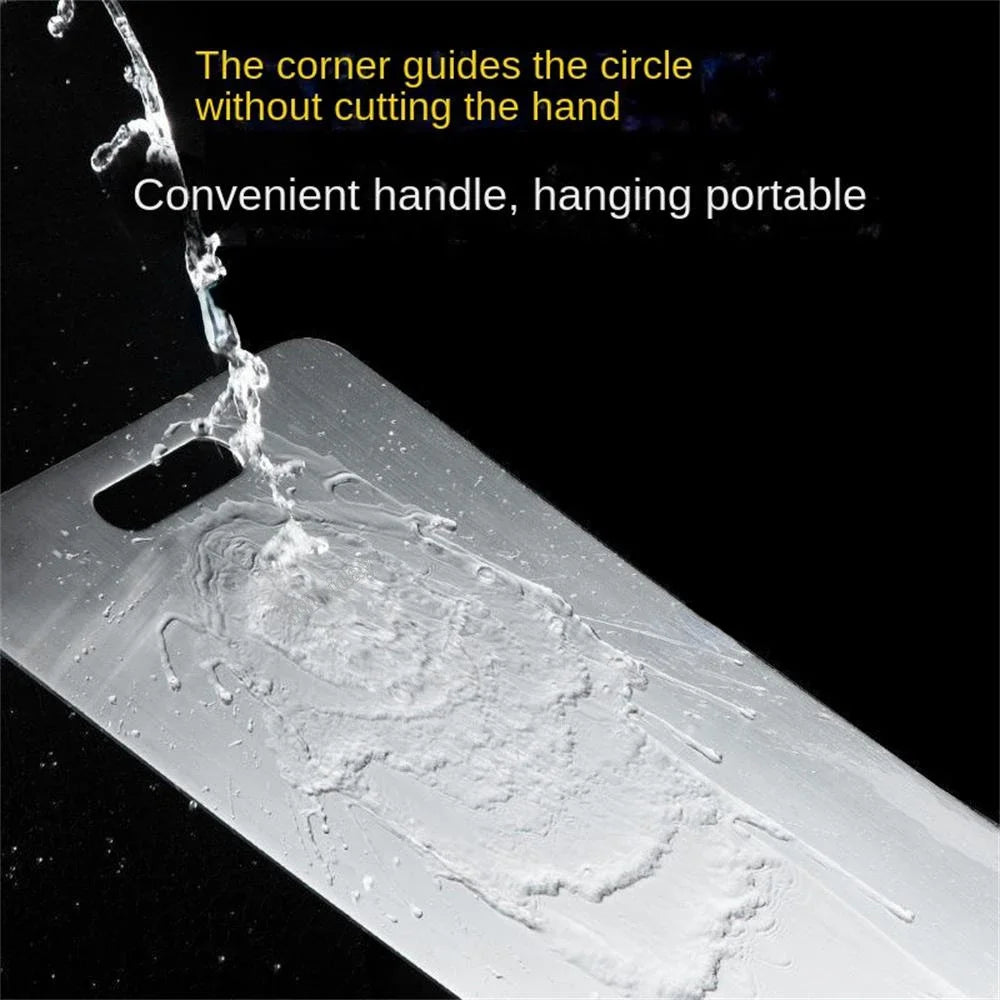 316 Stainless Steel Panel and Chopping Board Kitchen Household Thickened Double Sided Cutting Board Block Kneading Dough Boards