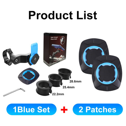 Motorcycle Bike Phone Holder QUAD LOCK Shock Absorber Phone Bracket Vibration Damper Self Lock Anti-shake MTB Handlebar Holder