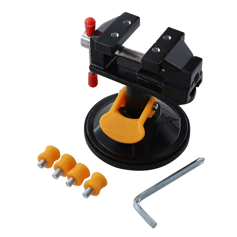 ETRT 2X Portable Mini Table Vise Clamp For Small Work Hobby Jewelry Diy Craft Repair Tool Work Table Bench Vise Tool Vice