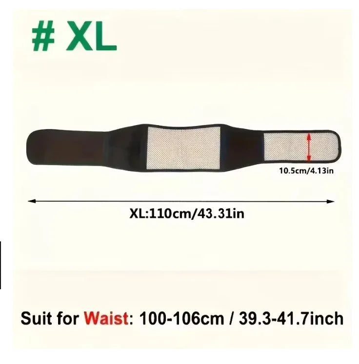 20 Magnets Adjustable Self-heating Magnetic Therapy Back And Waist Support Belt, Waist Massage Belt Sports Support Belt