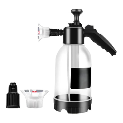 2L Transparent Foam Sprayer Car Wash Hand-Held  Watering Can Air Pressure Sprayer Plastic Disinfection Water Bottle Car Cleaning