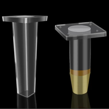 1Pcs 8-20cm Acrylic Furniture Legs Transparent Replacement Sofa Feet Hardware Accessories for Coffee Table Dresser Cabinet Feet